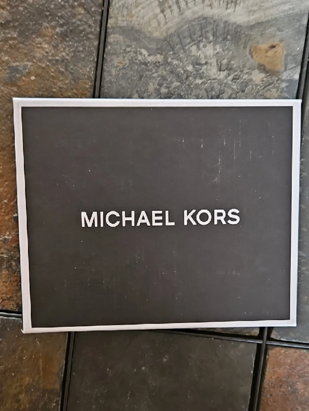 Michael Kors Men’s Black MK Logo Slim Billfold Card Holder